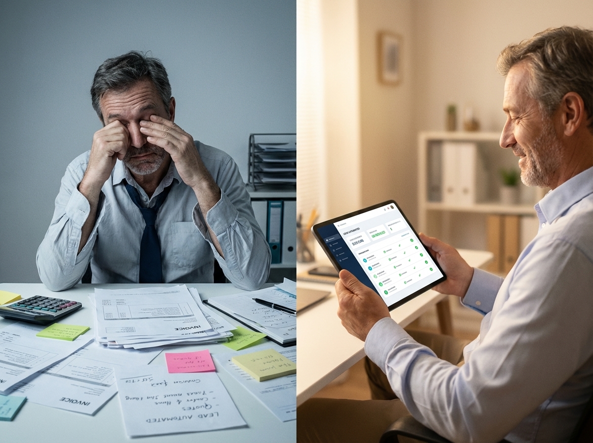 Un pisciniste submergé de paperasse pendant que ses concurrents automatisent